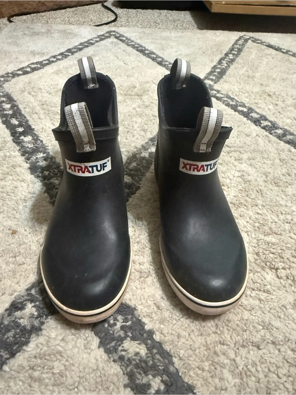 Kids Black Slip-On Xtratuf boots
